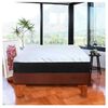 Cama Europea Latam Home 1,5 Plazas Zen Pro Chocolate