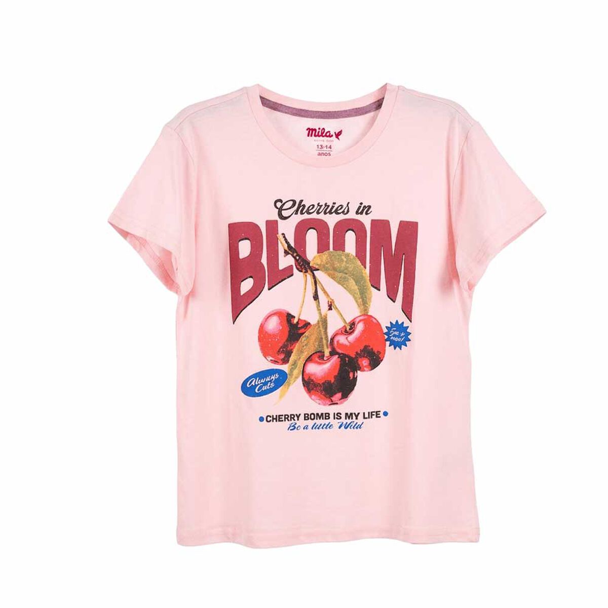 Polera Manga Corta Ni&ntilde;a Mila