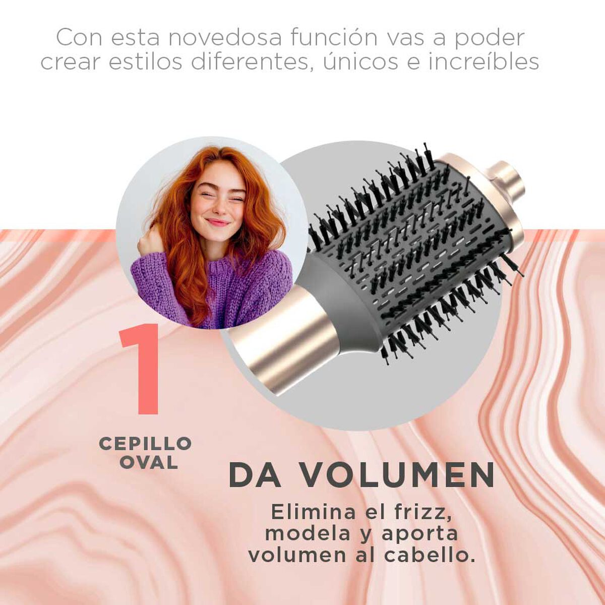 Cepillo Secador Multistyler Enchant UniQ 7 en 1 Gama Italy