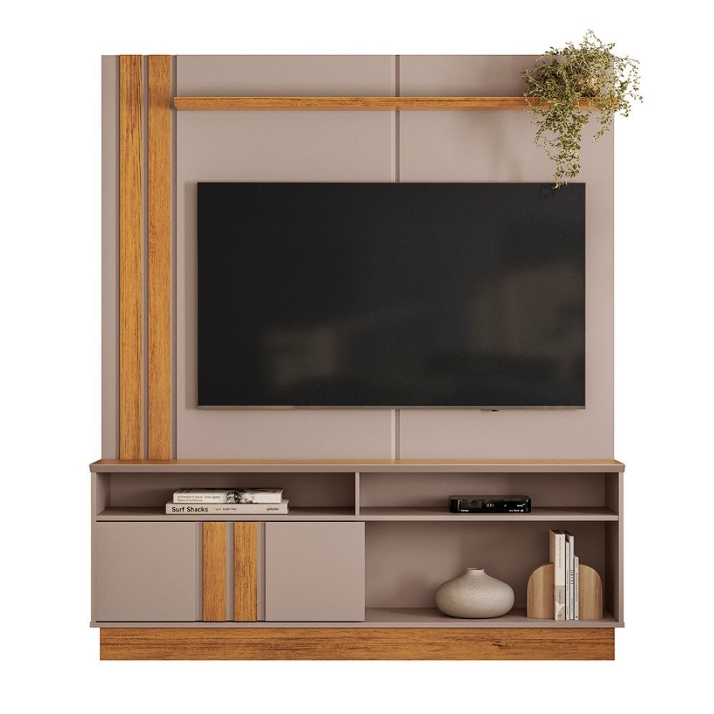 Estante TV Exit Fortaleza Hasta 60" Gris