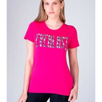 Polera Mujer Everlast Fucsia, Negro, White Melange