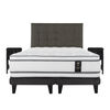Cama Europea Flex King Majesty + 1 Respaldo + 2 Veladores