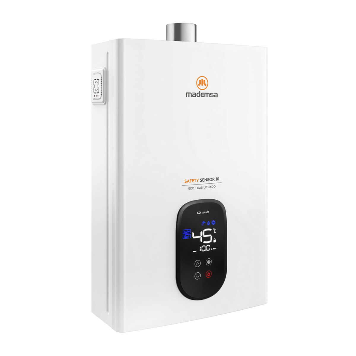 Calefont Gas Licuado Mademsa Safety Sensor 10 Eco GL 10 lts.