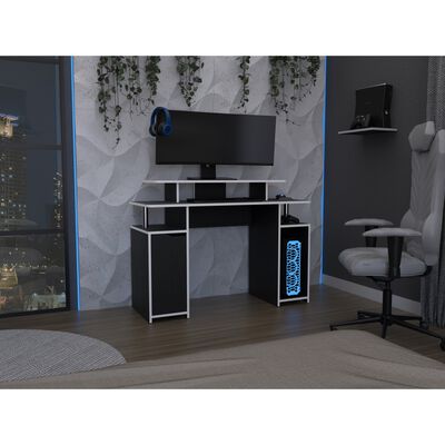 Imagen 2 del producto Escritorio Gamer TuHome Keria Wengue Y Blanco