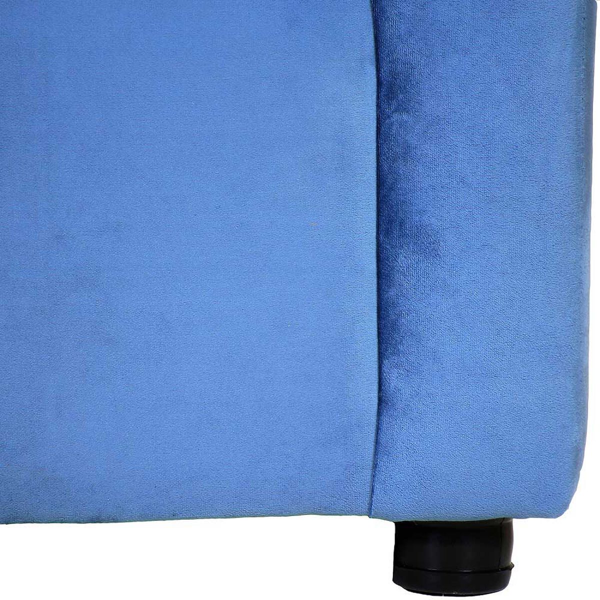 Sofá Muebles America Santa Fe 3 Cuerpos Azul Petróleo