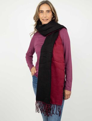 Imagen 1 del producto Bufanda de Lanas con Flecos Mujer Bside