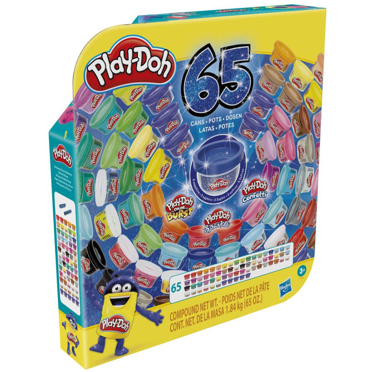 Set Masas y Plastilinas Play Doh Super Colección 65 Colores