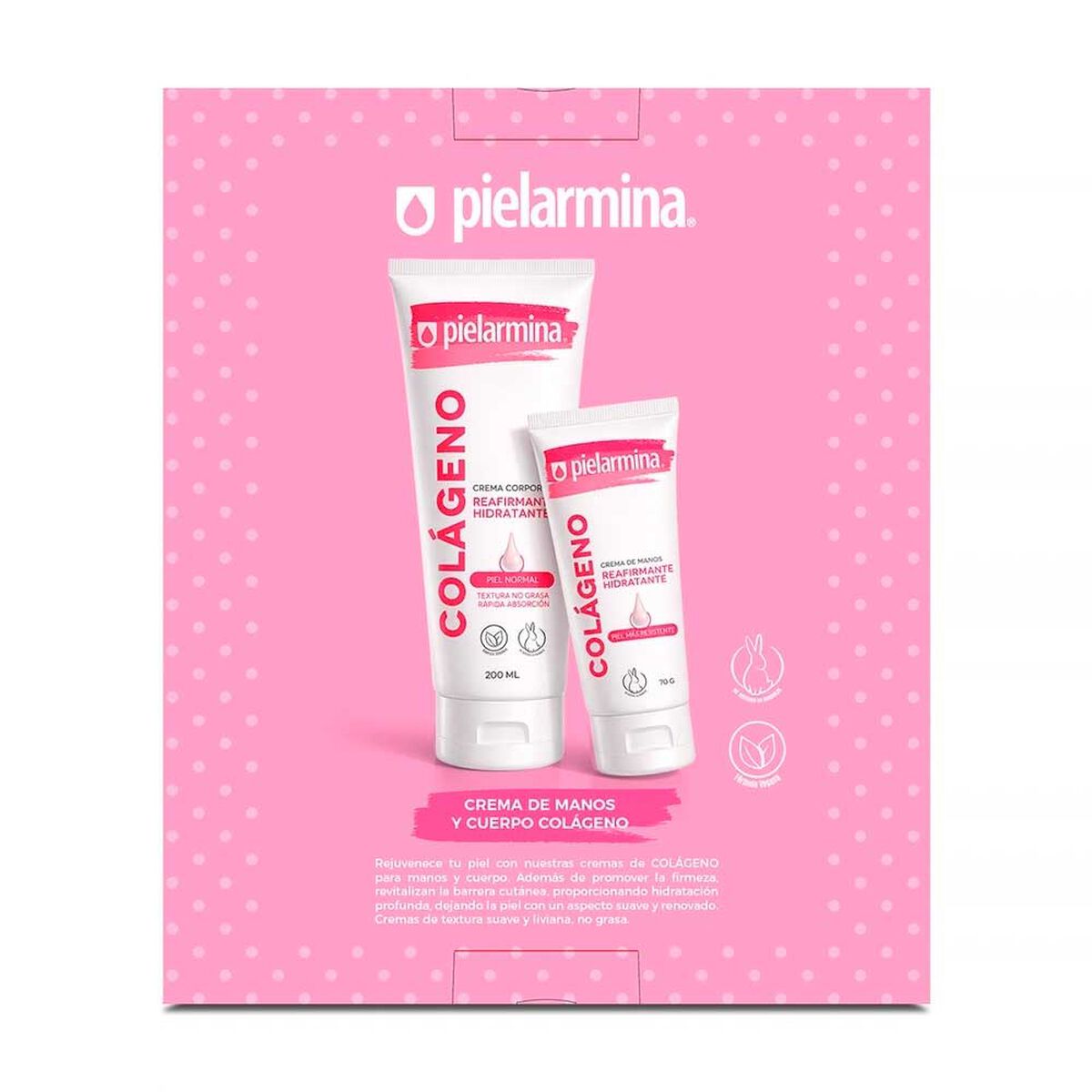 Set de Cremas Pielarmina Col&aacute;geno Cuerpo y Manos