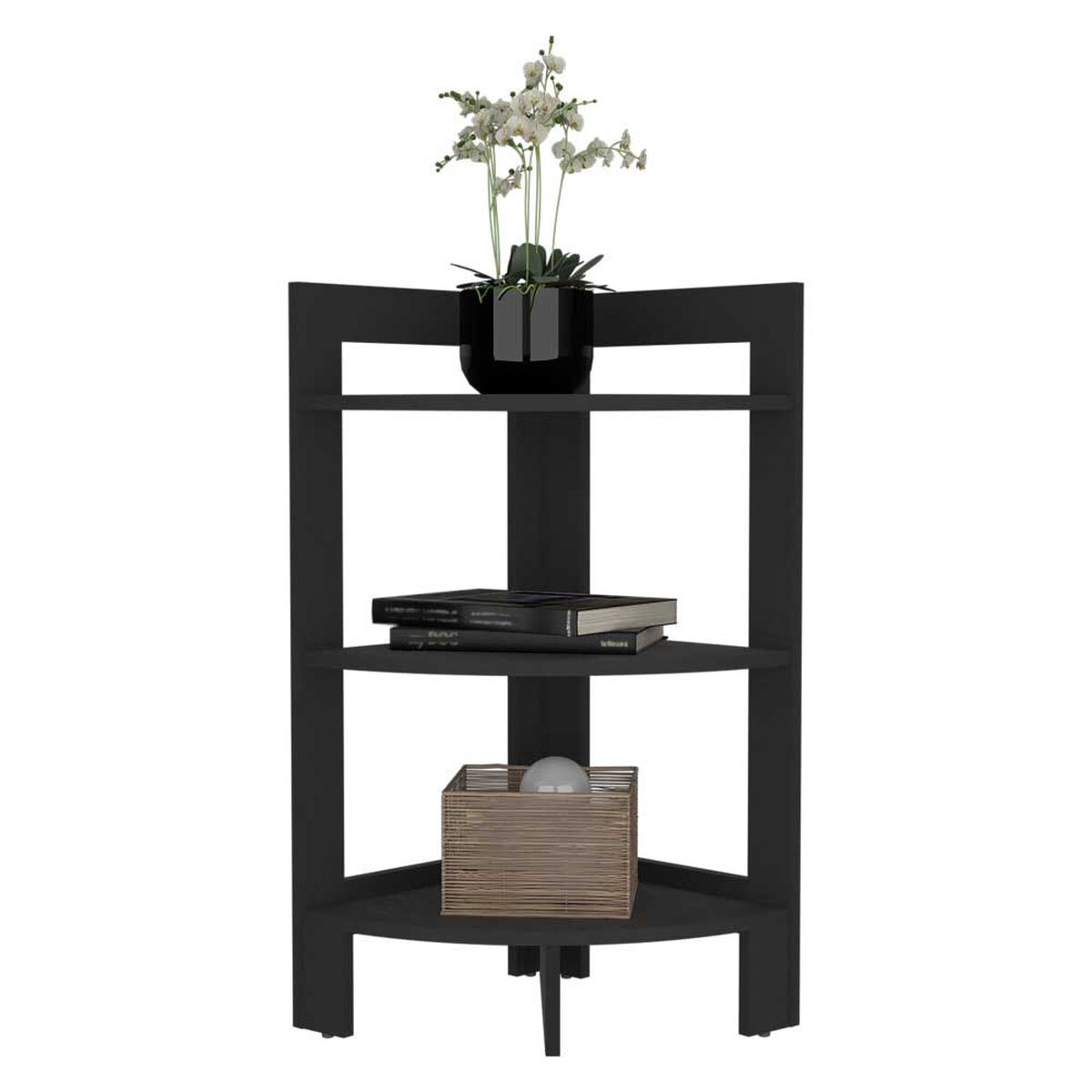 Mesa Auxiliar Esquinera TuHome Riga Wengue