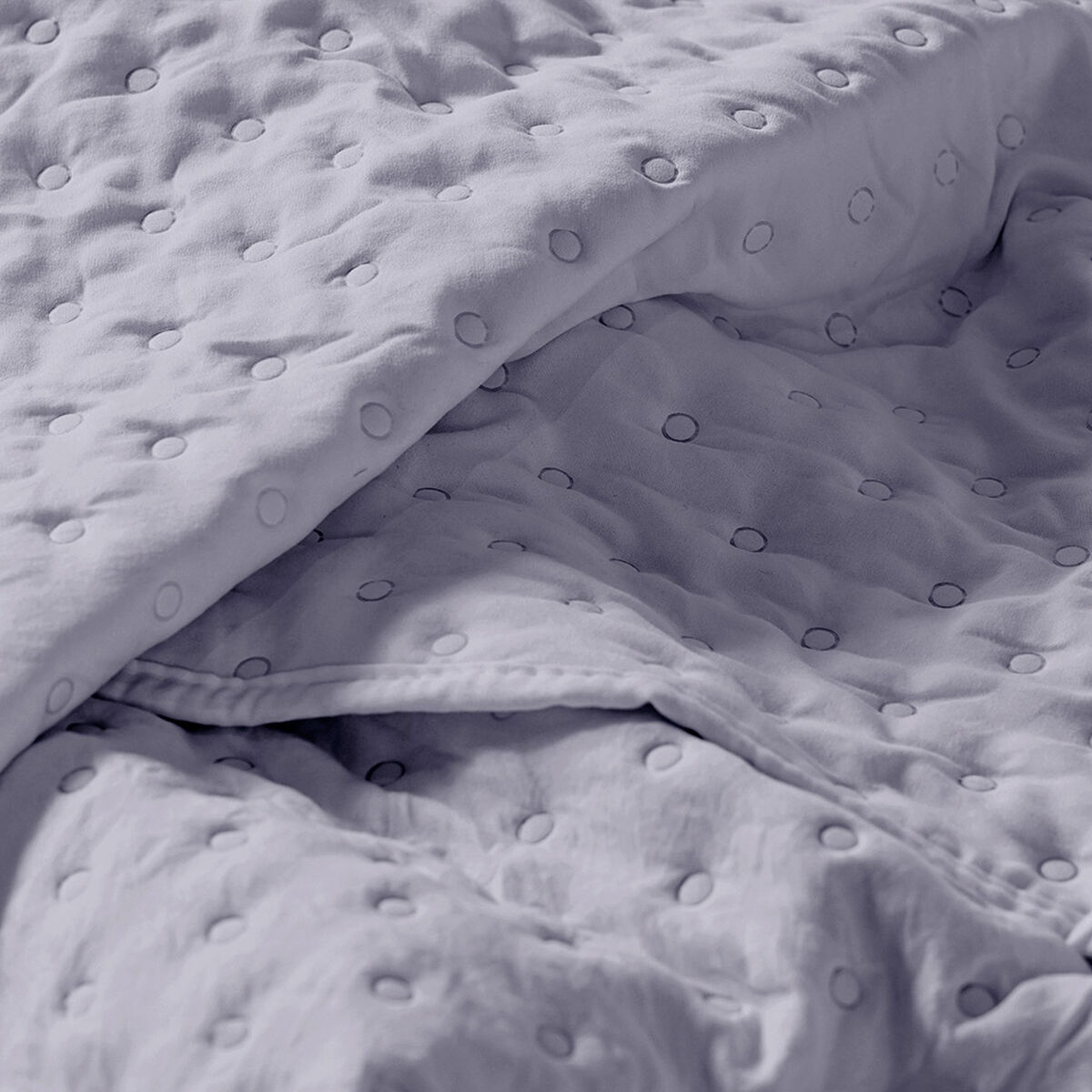 Quilt American Family Drops Heatpress King P&uacute;rpura