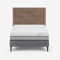 Cama Europea Rosen 1,5 Plazas Pratta + Respaldo Sicilia