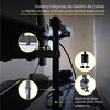 Soporte de Escritorio Levo Brazo Doble Monitor Negro