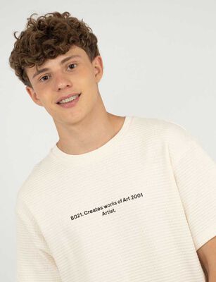 Imagen 2 del producto Polera Manga Corta Hombre Icono White