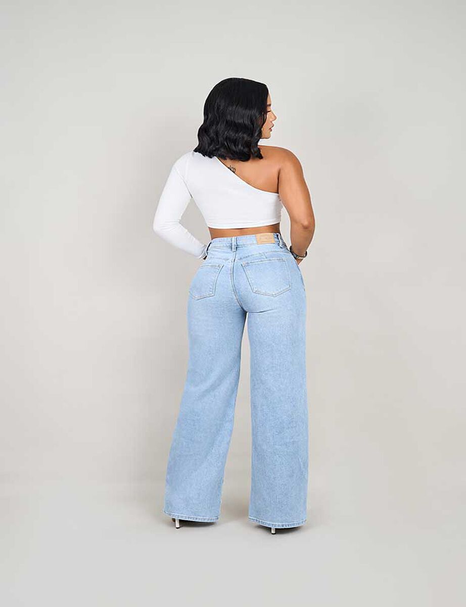 Jeans Wide Leg Charm Mujer Most Wanted