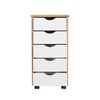 Gabinete Vekkahome Lucia 5 Cajones Café