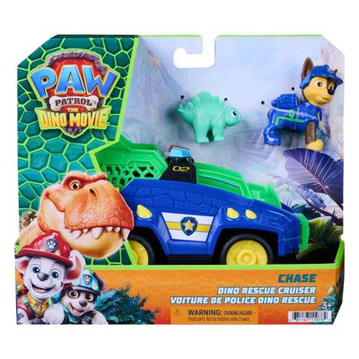 Vehículo Dino Rescue con Figura Paw Patrol Movie