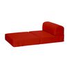 Sofá Cama Latam Home PU Siena 1 Cuerpo Rojo