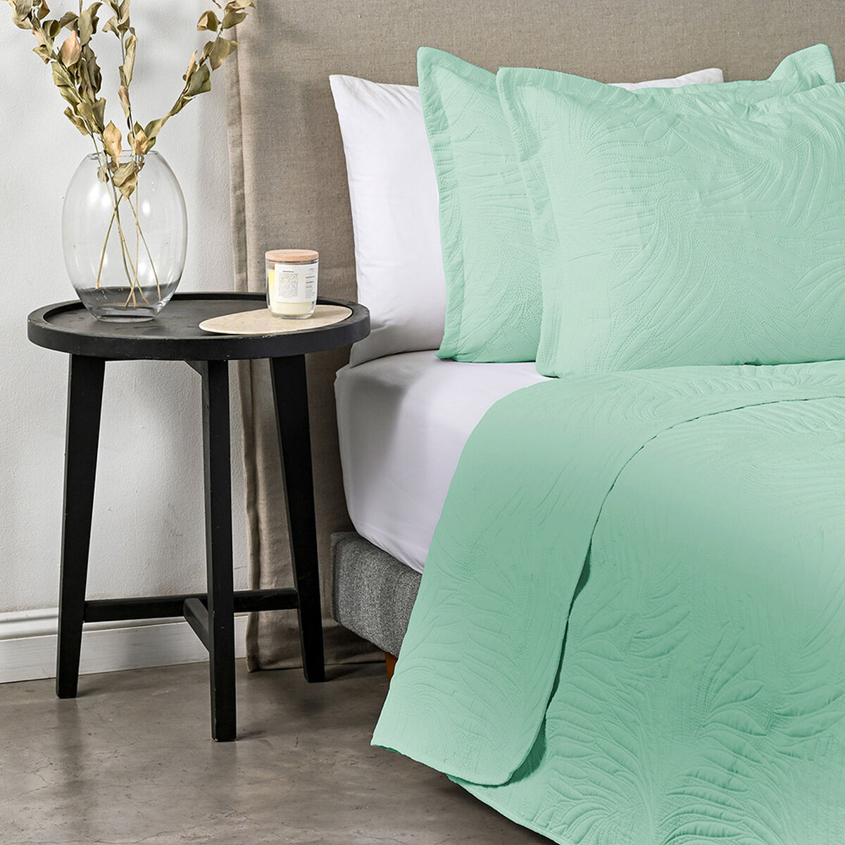 Quilt American Family Marquis Heatpress King Verde