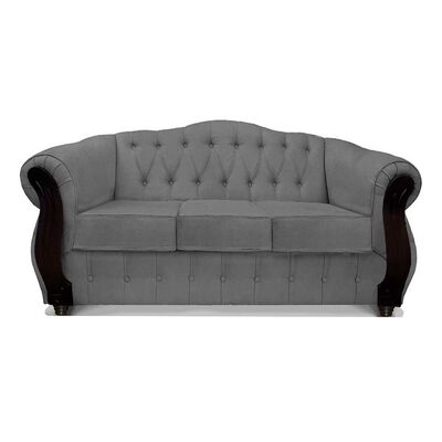 Imagen 1 del producto Sofá Elegant Detail Orlando 3 Cuerpos Tela Gris