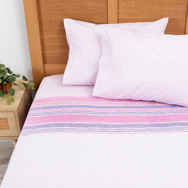 Juego de Sábanas Mashini 180 Hilos Super King Estampado Multicolor