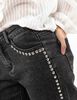 Jeans Apliques Mujer Zibel