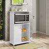 Mueble para Microondas Home Mobili Veles Blanco 1 Puerta