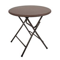 Mesa Plegable Redonda Northwest NW-RT80 Café 80 cm