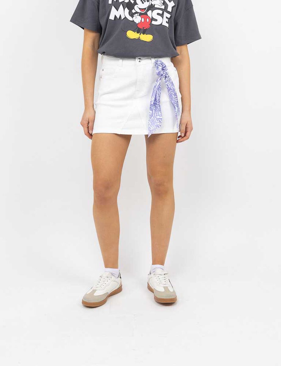 Falda Mini Denim Mujer Icono