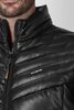 Chaqueta Pu Quilt Hombre Gangster