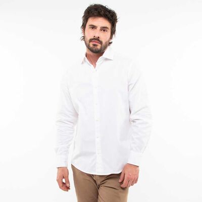 Camisa Slim Manga Larga Hombre Zibel