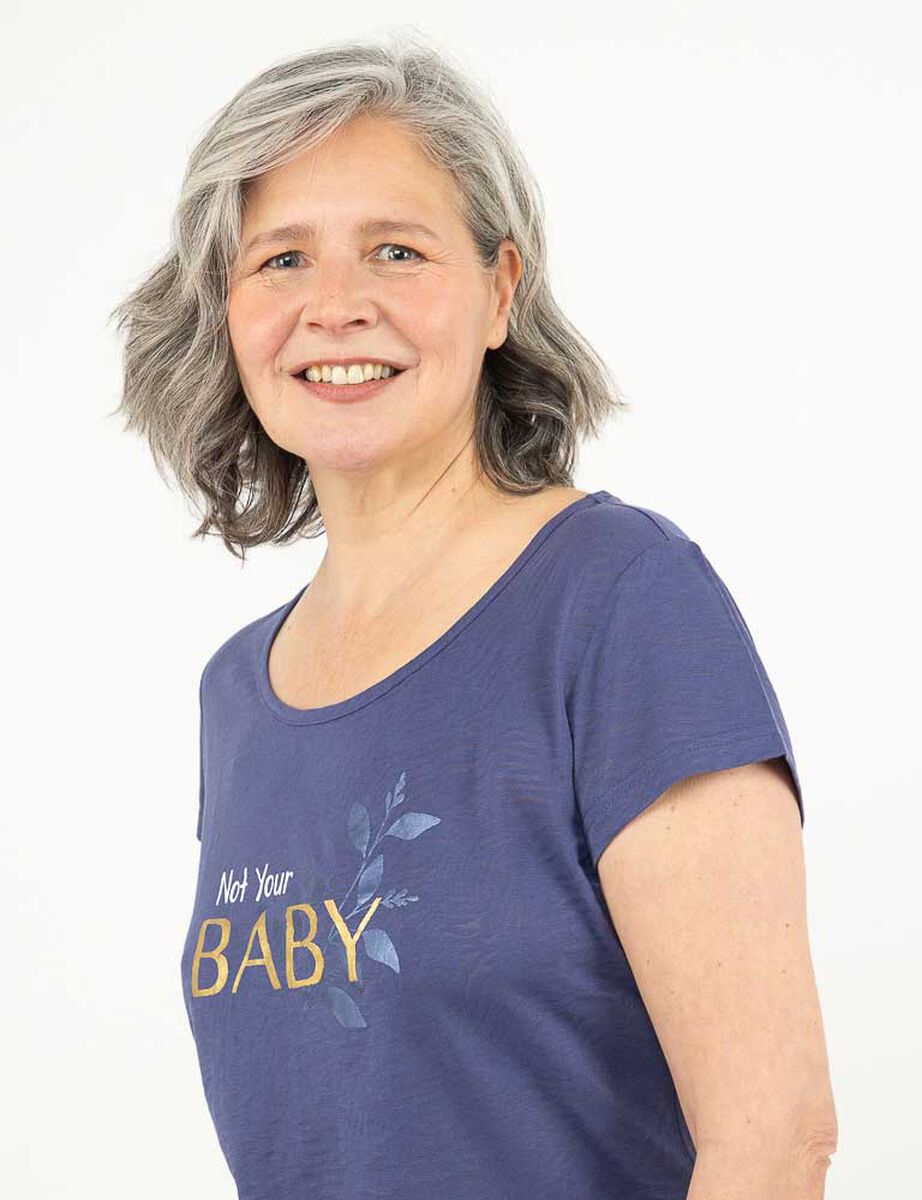 Polera Con Estampado Manga Corta Mujer Portman Club