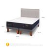 Cama Europea CIC Base Dividida King Premium + Respaldo Tigris