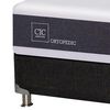 Box Spring CIC Base Dividida King New Ortopedic + Respaldo + 2 Veladores Tigris