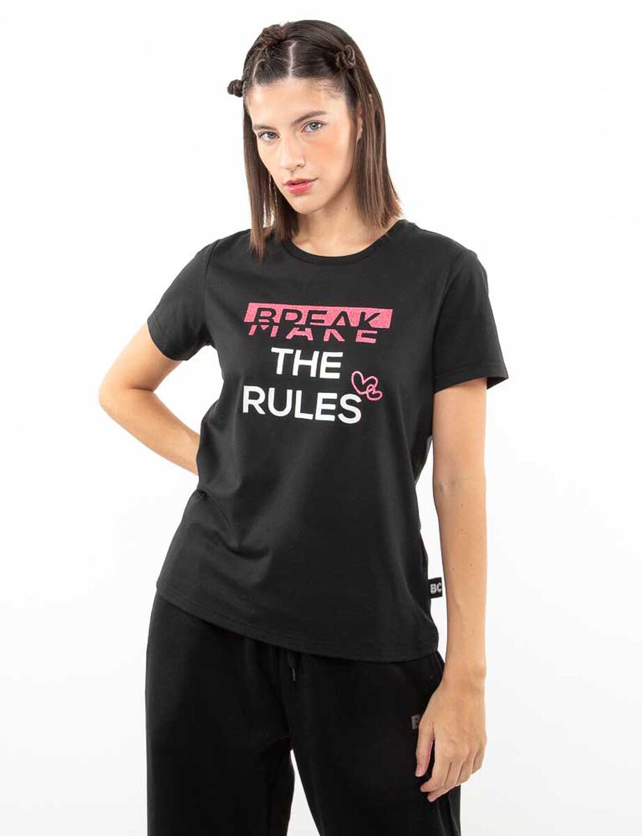 Polera Deportiva Mujer Black County