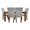 Juego de Comedor Living Factory Teka 6 Sillas Gris