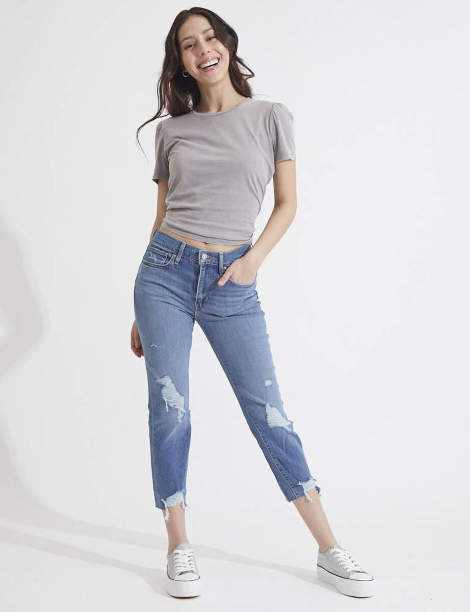Jeans Tiro Alto Mujer Levis