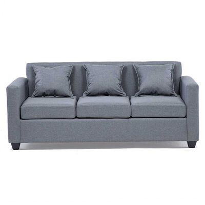 Sofá Muebles MPR Charlotte 3 Cuerpos Gris Medio