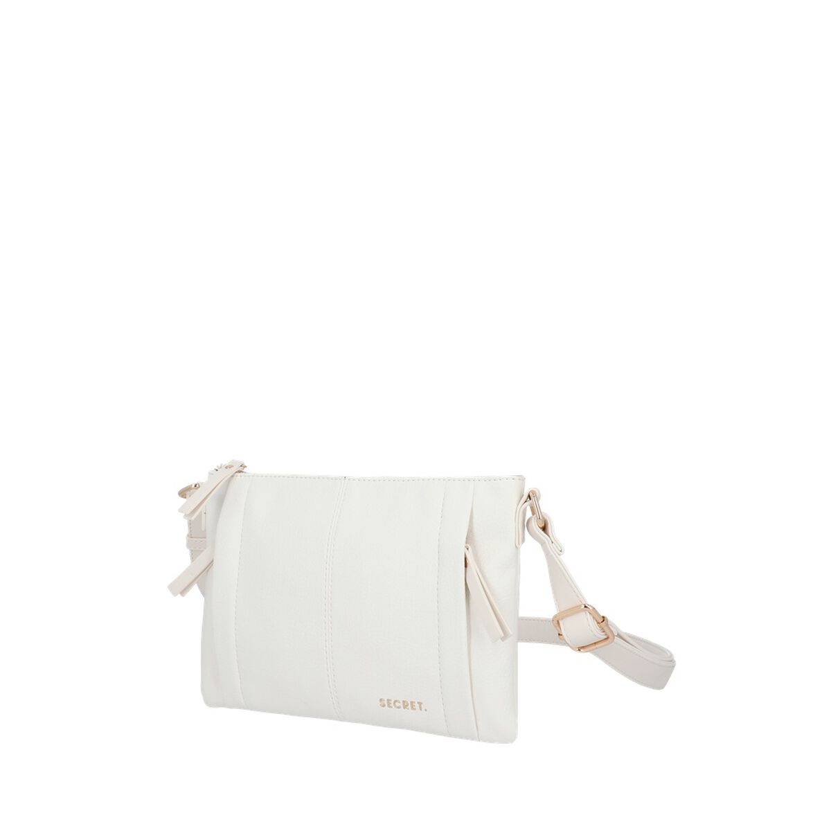 Cartera Bandolera Secret Albury SC7 Peque&ntilde;a Beige