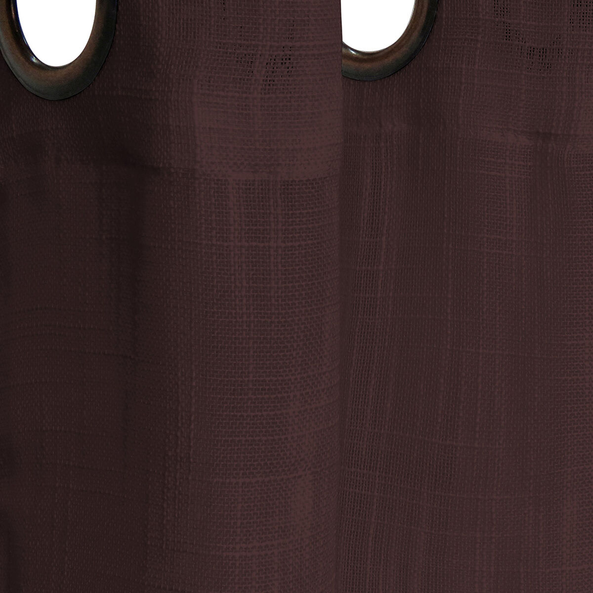 Cortinas Velo Lino 140X220 Cm Café