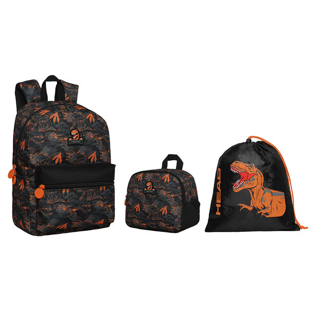 Pack Mochila Infantil, Estuche y Gymbag Head