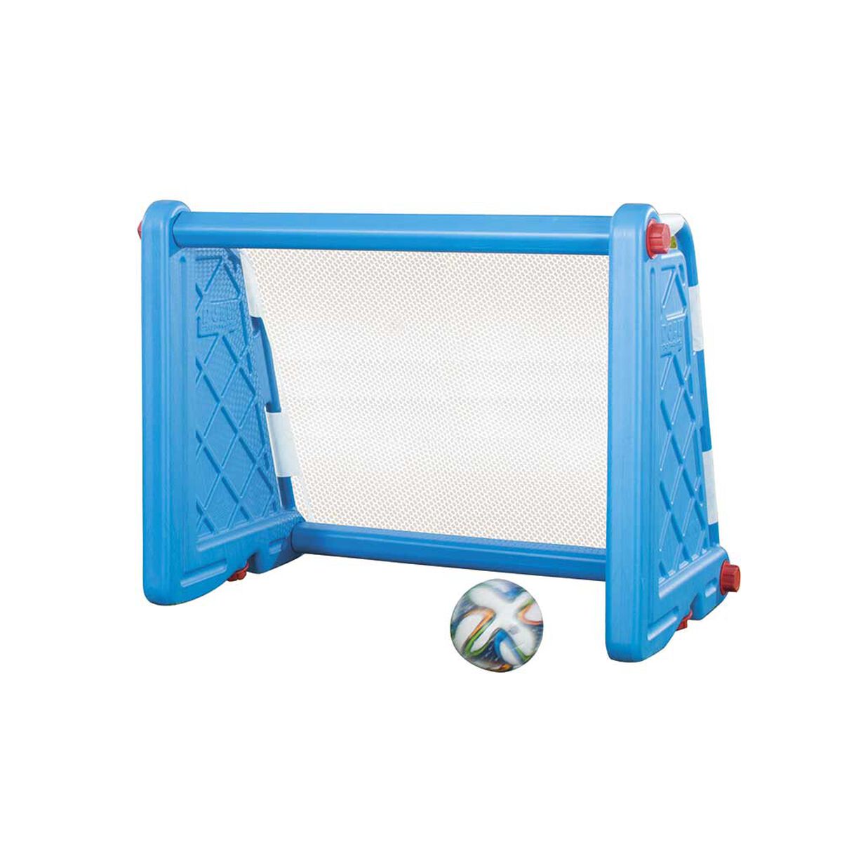 Arco De Futbol Azul Dolu