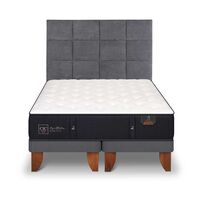 Cama Europea CIC Base Dividida Súper King Premium + Respaldo
