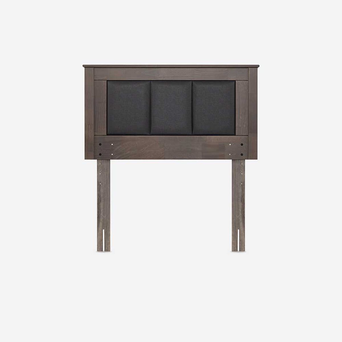 Cama Europea Rosen 1,5 Plazas New Ergo T + Respaldo Rachel Gris