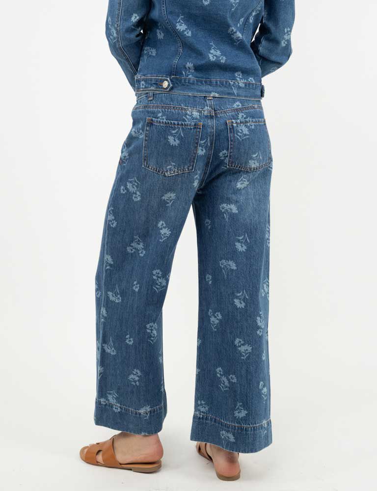 Jeans Flores Mujer Alma | Abc