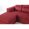 Sofá Modular Kea Rodas 3 Cuerpos Rojo