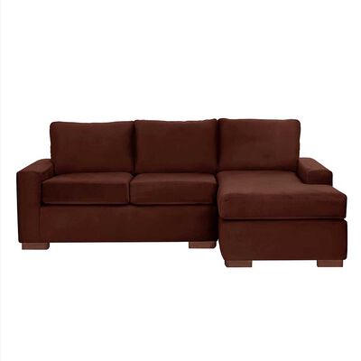 Imagen 1 del producto Sofá Seccional Derecho Latam Home Livorno 3 Cuerpos Chocolate