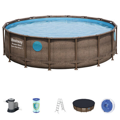 Imagen 1 del producto Piscina Estructural Bestway de Rattan 488 Cm