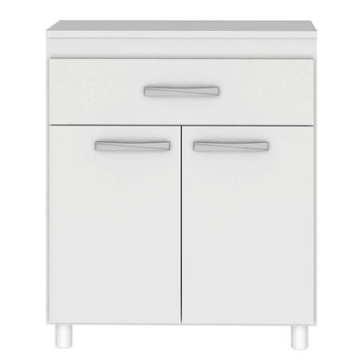 Imagen 2 del producto Mueble Auxiliar Vekkahome Betty 1 Cajón 2 Puertas Blanco