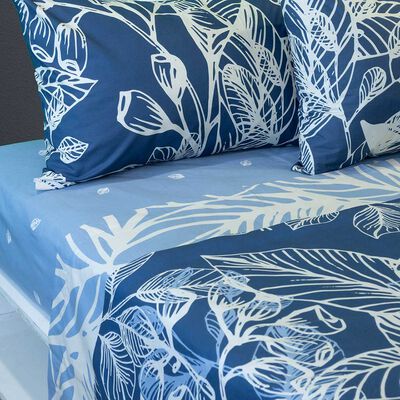 Imagen 2 del producto Juego de Sábanas Doral 200 Hilos King Doral Blue Diseño 1