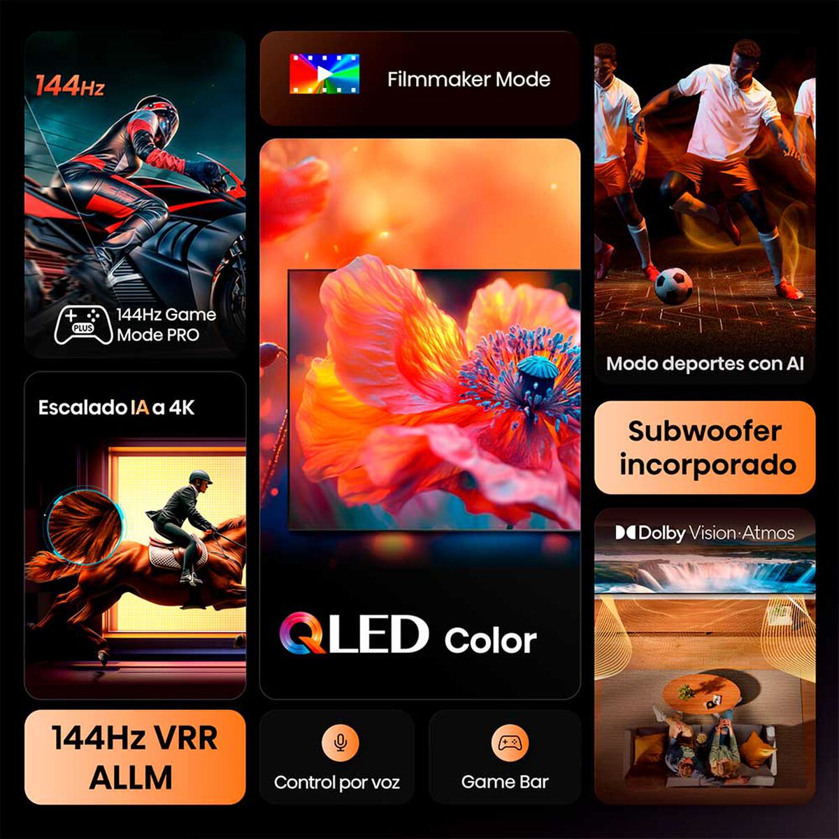 QLED Hisense 98Q6QG 98" Ultra HD 4K